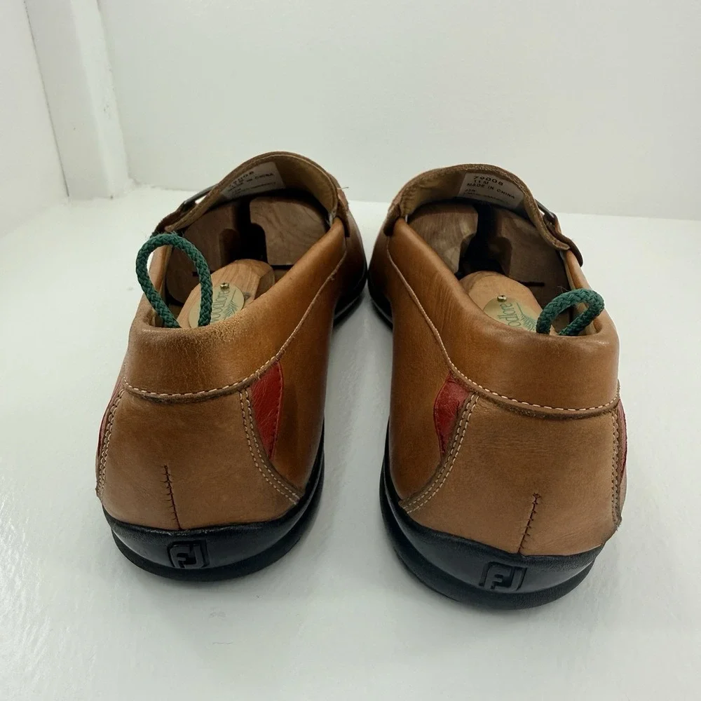 FootJoy FJ Club Casual Mens 11M Tan Leather Bit Loafers 79008 Slip On Shoes